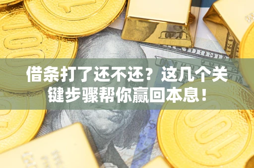 济南借条打了还不还？这几个关键步骤帮你赢回本息！